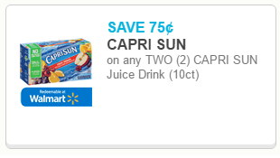 Capri Sun coupon