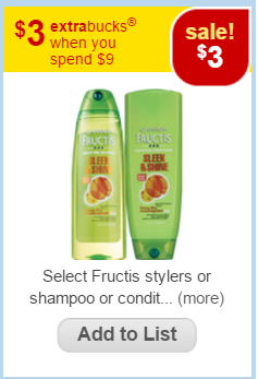 Garnier Fructis cvs