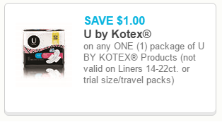 Kotex coupon