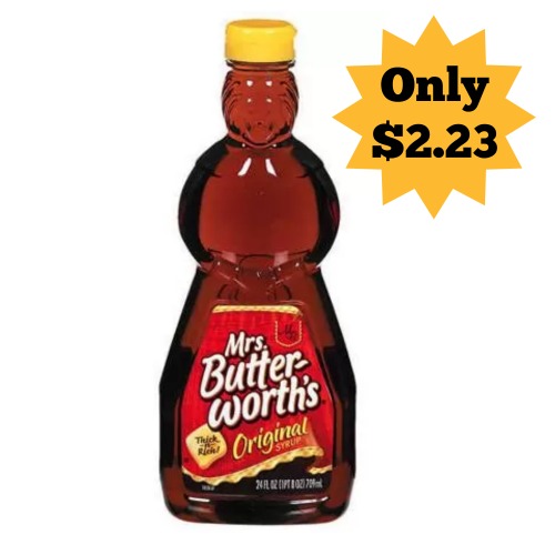 Mrs Butterworth syrup