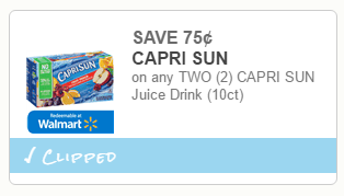 capri Sun coupon