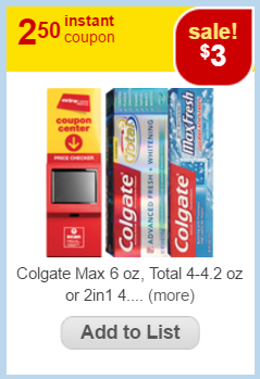 colgate coupon