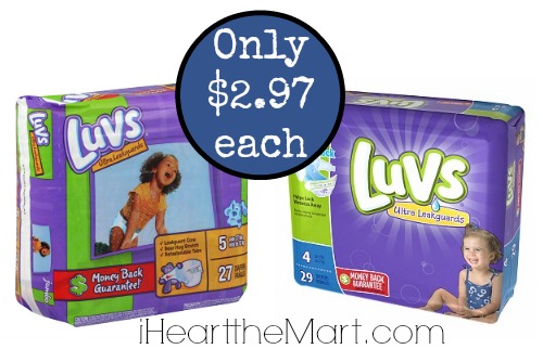 luvs diaper deals