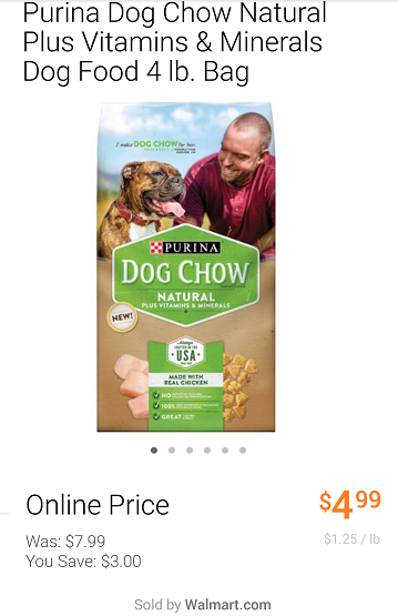 purina naturals dog food