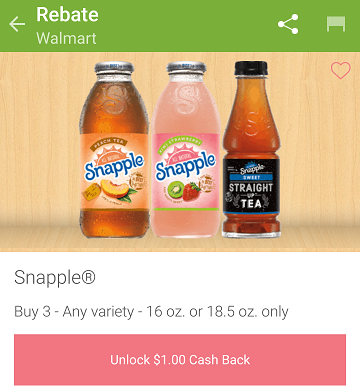 Snapple Ibotta Offer