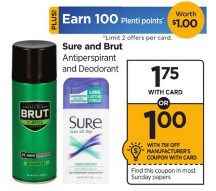 brut and sure rite aid