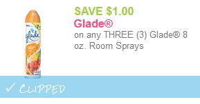 glade room spray coupon