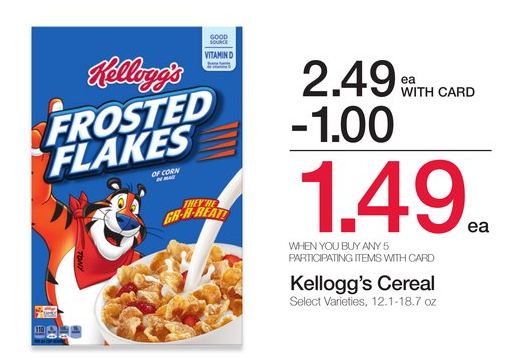 kroger cereal