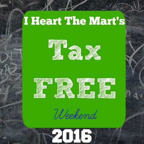 Tax FREE weekend 2016