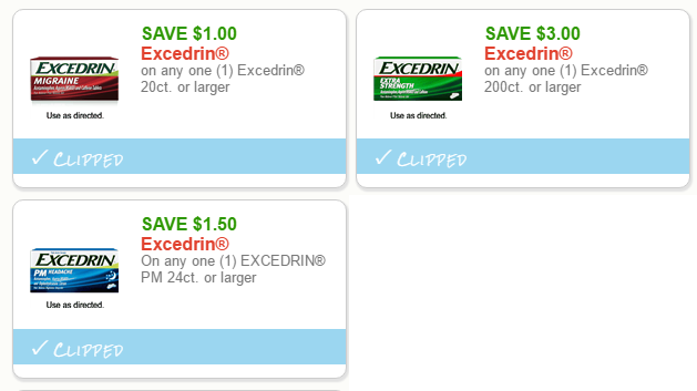 excedrin coupon