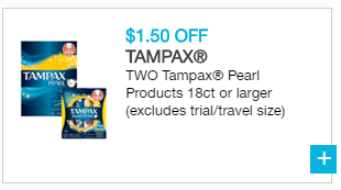 tampax coupon