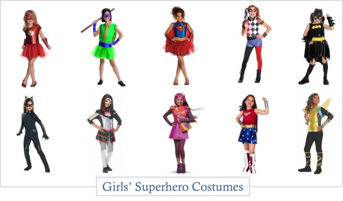 8.27 Round Up - Superhero Costumes for Boys and Girls GIRLS IMAGE