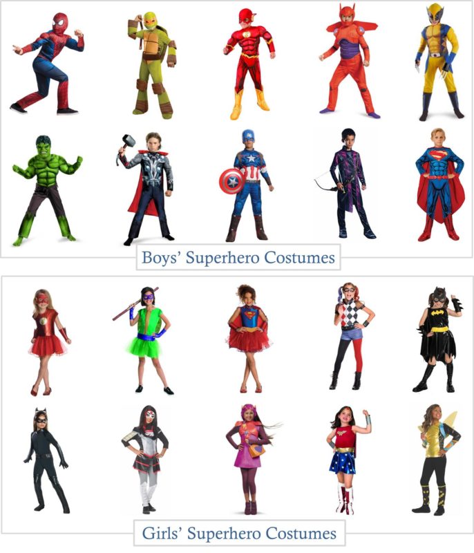 8.27 Round Up - Superhero Costumes for Boys and Girls NO HEADER