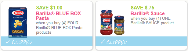 Barilla coupons