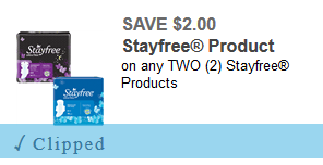 stayfree coupon