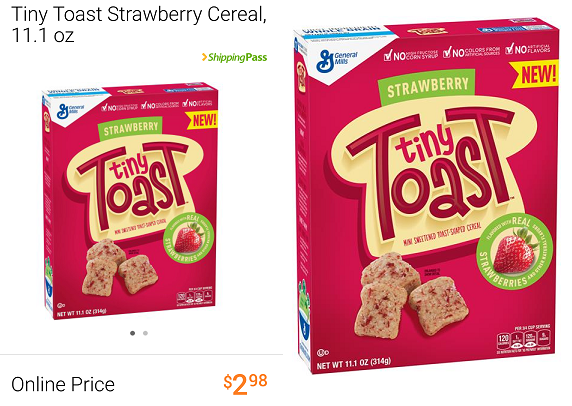 tiny toast cereal