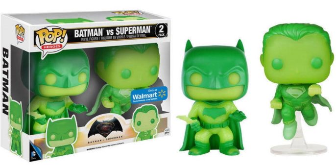 batman vs super man pop figures