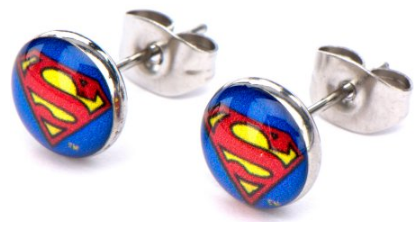 superman-earrings