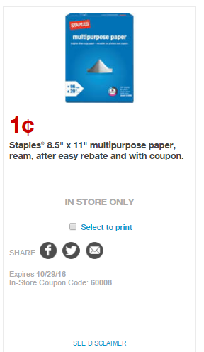 staples