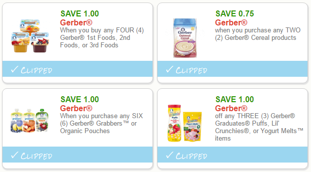 gerber coupons